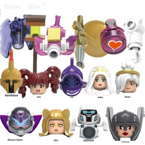 Single GAME Fighter Huracan Ramirez models Figures Head accessories Building Blocks toys for children Series-065 X0283