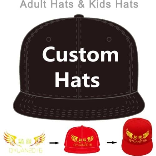 Wholesale 10PCS/LOT Personalized Snap Mesh Back Cap Adult Kids Size Personalization Logo Text Custom Baseball Hat Trucker Cap