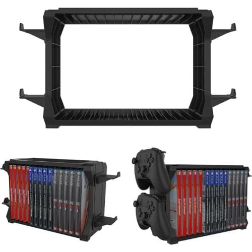 For playstation5 bracket Storage Holder Carrying Display Shelf Game Accessories For Switch Xbox Console Joystick Disk Card Stand
