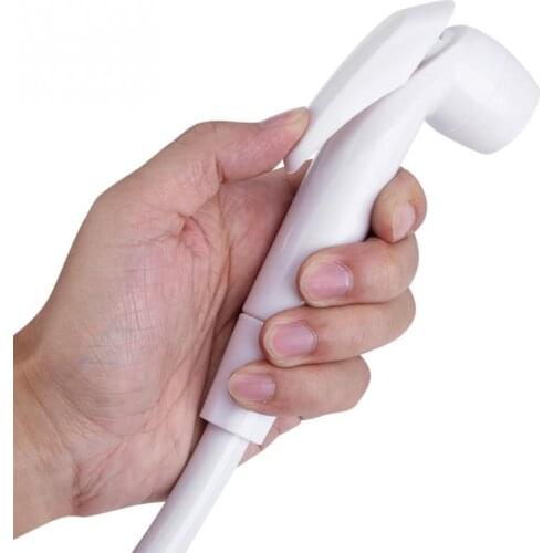 Portable Bidet Sprayer Kit Handheld Spray Gun w/ Hose Wall Mounted Shower Diaper Shattaf Kit Toilet Bathroom Hand bidet faucet
