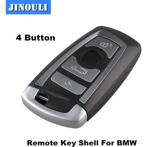 Smart Remote Key Case for BMW 3 5 New 7 Series F Series X5/X6/CAS4/520/525/528 Replacement Car Key Shell Blanks +Smart key blade