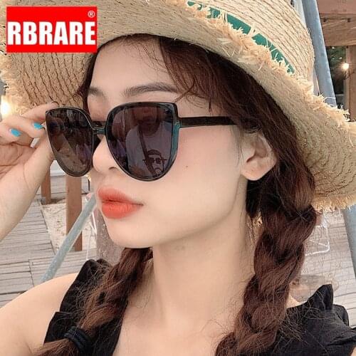 RBRARE Vintage Cat Eye Sunglasses Women Classic Retro Sunglasses Women Luxury Brand Glasses for Women/Men Vintage Oculos De Sol