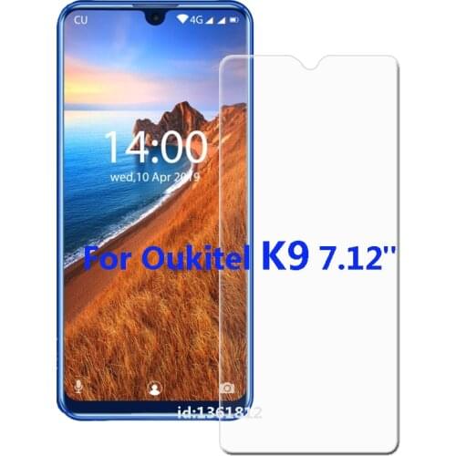 Glass For Oukitel K9 Tempered Glass Screen Protective Film For Oukitel K 9 Glass Screen Protector Smartphone 7.12 inch