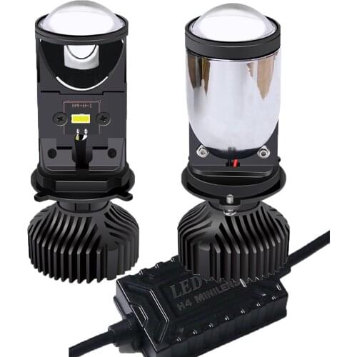 H4 led Light car headlight H4 projector lens Canbus lamp bulb auto turbo headlights mini lampada Motorcycle fog light 20000lm 12