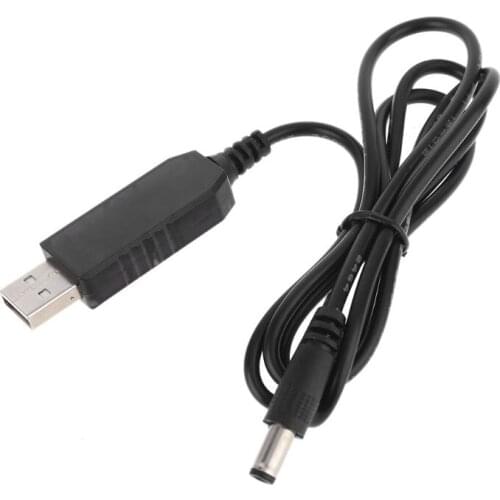 USB 5V to 4.2V 8.4V 12.6V DC 5.5x2.1mm Charge Line Converter Power Charging Cable for 18650 Lithium Battery Pack 32CB