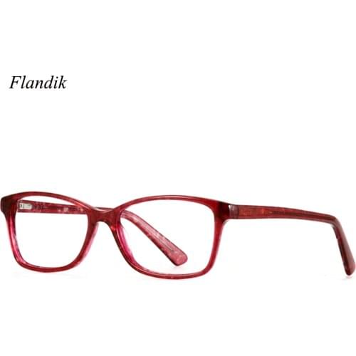 Women Acetate Vintage Myopia optical Eye Glasses Frame Fashion Anti-blue Ray Computer Goggle Reading Glasses Nerd Office Glasses