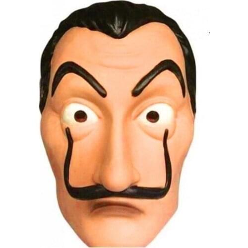 1 pcs La Casa De Papel Dali Mask Netflix Bank Robbery Sequence party material