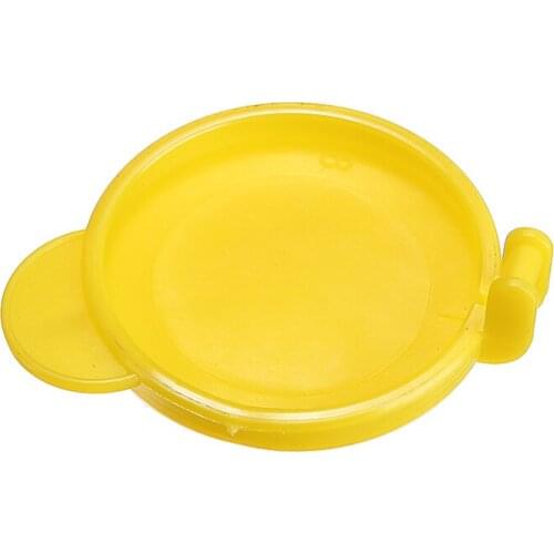 1pcs Yellow Fluid Reservoir Tank Bottle Cap Car Windshield Wiper Washer Accessories Fit For Ford Fusion 2002-2012