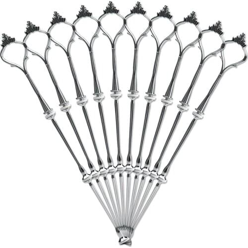 10 x Sets 2 or 3 Tier Cake Plate Stand Fittings Silver Plate Stands New
