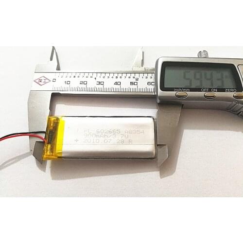 3.7V 900mAh 602661 Lithium Polymer Li-Po li ion Rechargeable Battery cells For Mp3 MP4 MP5 GPS PSP mobile bluetooth