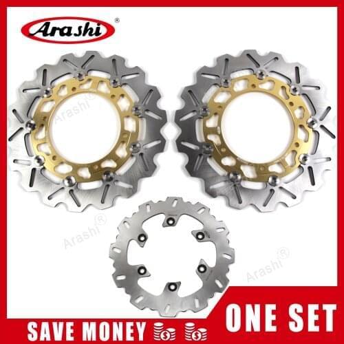 Arashi TDM 900 2002-2010 CNC Floating Front Rear Brake Disc Rotor For YAMAHA TDM900 2002 2003 2004 2005 2006 2007 2008 2009 2010