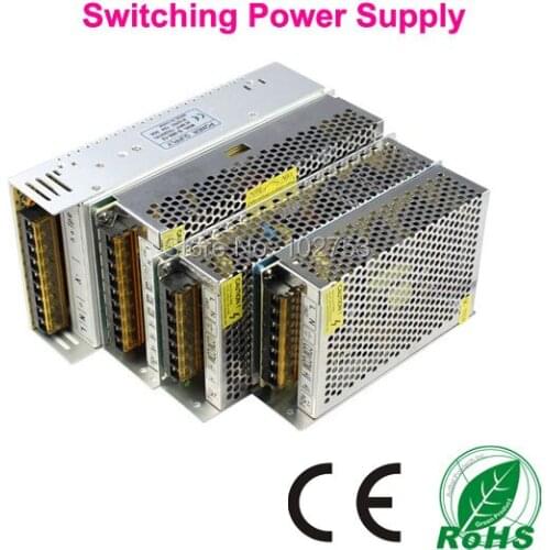 Free shipping ac dc 24v 9a Metal case switching power supply, ac 220V to 24volt smps transformer for LED light CNC 3D printer