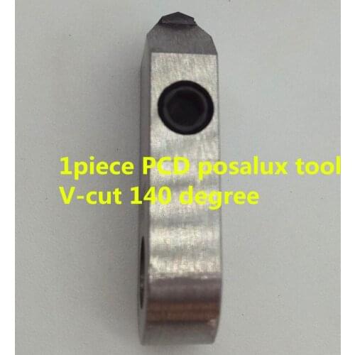 Free shipping Talentool CNC machine use PCD tools Posalux diamond tools jewelry tools 140degree 3mm 1pcs/set