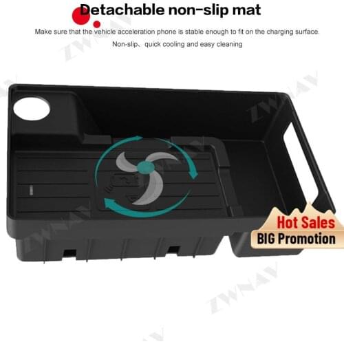 QI car Fast wireleess charger for Audi A4/A5/S4/S5 2016 2017 2018 Intelligent Infrared Fast Wireless Charging Car Phone Holder