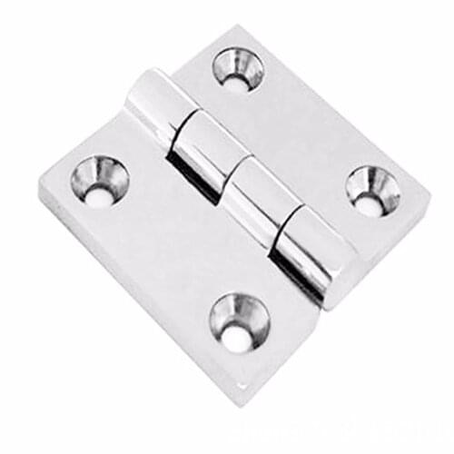 BSET MATEL Heavy Duty SS 316 marine grade 2inch 50*50mm cast Boat Caravan RV Deck Cabinet Drawer Door Strap Butt Hinge Hardware