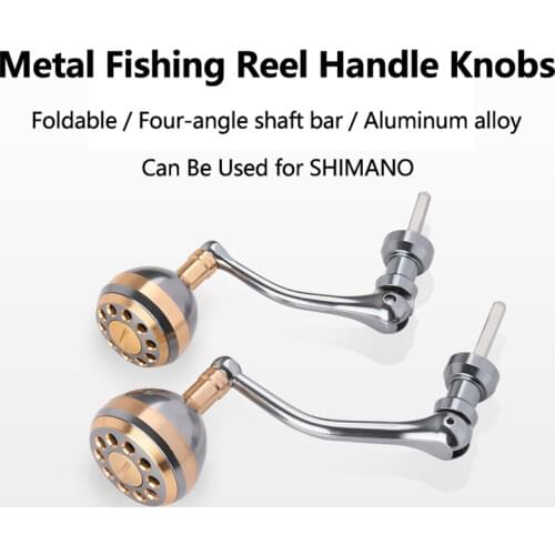 DEUKIO Fishing Reel Rocker Arm Grip Pill All Metal Aluminum Alloy Fishing Reel Handle Knob for Shimano Spinning Reel 1000-6000