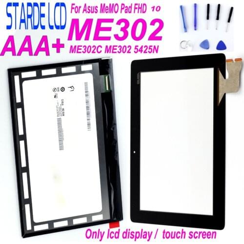 10.1" Display for Asus MeMO Pad ME302 5280N ME302C ME302KL K00A K005 B101UAN01.7 LCD Display Matrix Screen Tablet Part