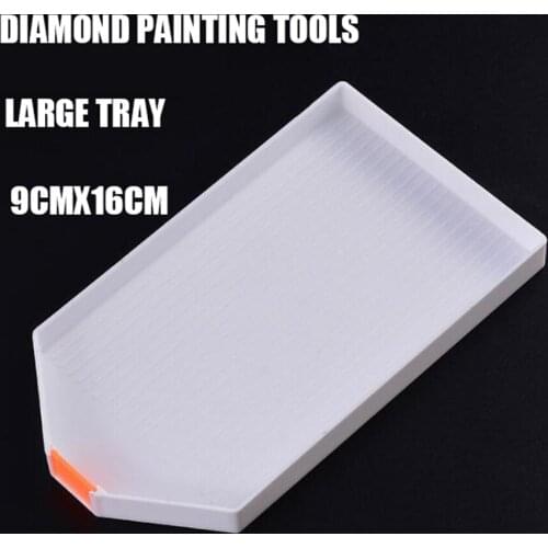 DIY multifunctional Accessories Diamond Painting Tool large white tray Rhinestones handmork tool Diamond Embroidery gifts