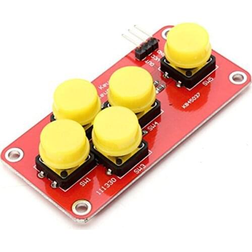 AD Keyboard Simulate Five Key Module Analog Button for arduino Sensor Expansion Board