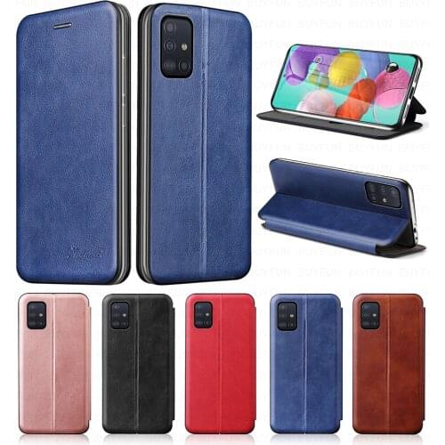 Luxury Leather Flip Phone CversCase For Samsung Galaxy a12 A51 A71 A02s A50 A20 A30 A40 A70 A10 A10s A20s A30s A50s Wallet Cover