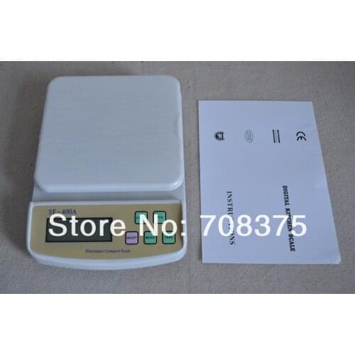 New 2kg/0.1g Electronic WEIGHING balance scale Digital kitchen scale SF-400A parcel Scale