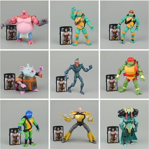 Teenage Mutant Ninjaa Turtlees Raphael Leonardo Da Vinci Joints Movable Action Figure Model Ornaments Toys Children Gifts
