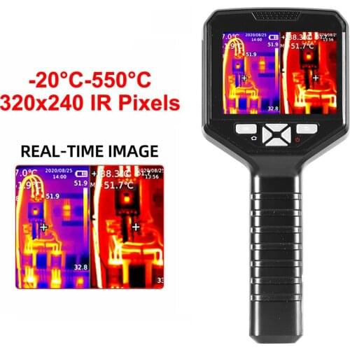 DP-22 Infrared Thermal Imager -10~450°C Industrial Thermal Imaging Camera Handheld USB Infrared Thermometer 320x240 Resolution