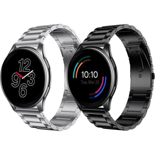 Titanium Strap For Oneplus Watch band for one plus watch Replacement Watchbands Metal Stainless steel clasp Bracelet