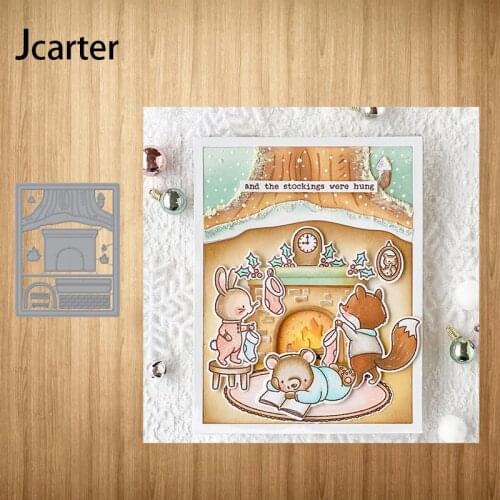 Tree Hole Stove New Design Metal Cutting Dies Craft Stencil Diy for Scrapbooking Handmade Card Make Shape Album Decoration Model