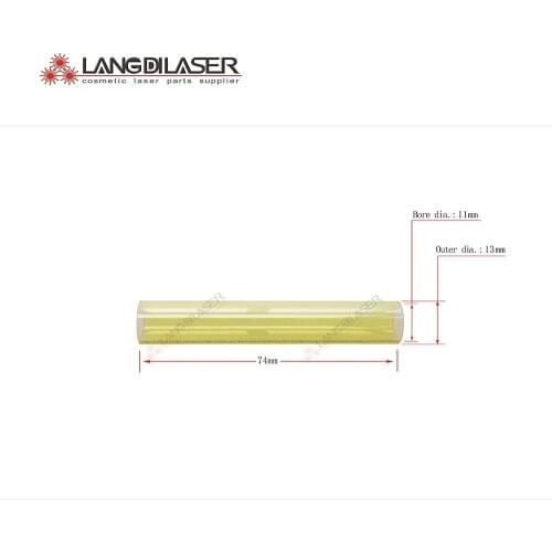 Lamp flow tube ,size : 74 *13*11mm , UV filter lamp water flow tube