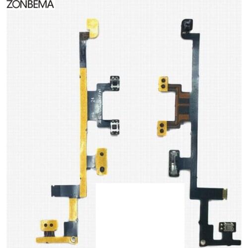 ZONBEMA 100pcs/lot Power Button On Off Volume Control Flex Ribbon Cable Part For iPad 3 4