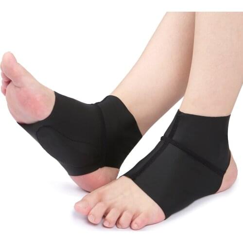 1 Pair Compression Arch Support Brace Compression Flat Foot Socks with Gel Ankle Protector Cushion for Ankle Arch Pain Relief