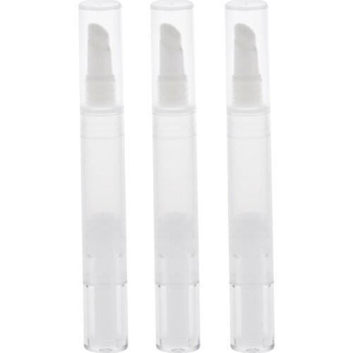 3pcs 5ml Empty Premium Twist Pen Cosmetic Container Lip Gloss Eyelash Cream