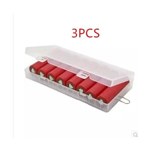 3 Pcs / lot Soshine 8X18650 Battery Holder Case 18650 Battery Storage Box with Hook Holder
