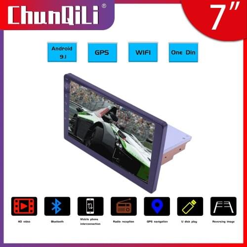 ChunQiLi Car radio 1din Car GPS Navigation Player 10'' Universa WiFi Bluetooth MP5 1 DIN Multimedia Player Mirror Link Autoradio