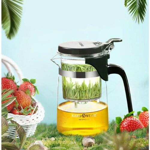 "KingTeaMall" KAMJOVE Tea Infusers Teapots Press Art Teacup Teawares Teatools PiaoYiBei 400ml / 500ml / 600ml