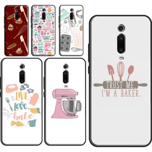 Baking Tools For POCO F3 F2 M3 X3 Pro Phone Case For Xiaomi Mi 11 Lite Note 10 Mi 9T 10T Pro 11 Ultra