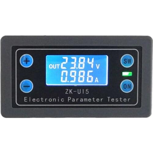 DC5-38V Multifunction Voltmeter Ammeter Electronic Load Battery Monitor Tester