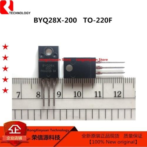 5 pcs/lot BYQ28X-200 TO-220F BYQ28X 200V fast recovery rectifier diode Original New 100% quality