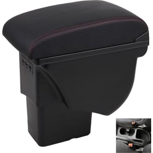 For Kia Soul Armrest Retrofit parts 2009 2010 2011 2012 2013 2014 Car Armrest box double layer with 3USB 2006-2017