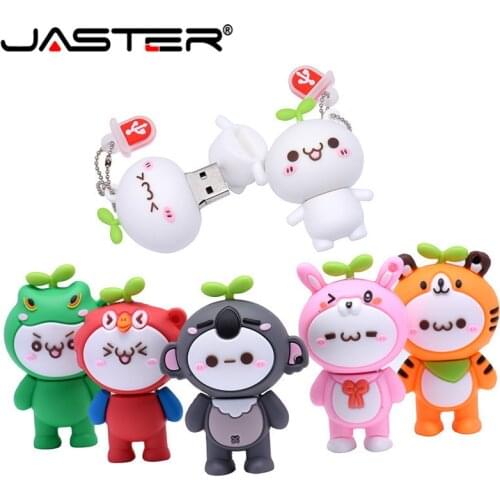 JASTER Lovely USB Flash Drive pen drive 4GB 8GB 16GB flash drives 32GB 64GB pendrive USB 2.0 flash Memory Stick