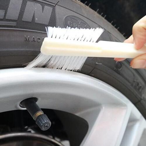 Creative Double Head Brushes Automotive Motor Door Window Brush Gap Head Cleaning Brush Cleaning Tools Accessories