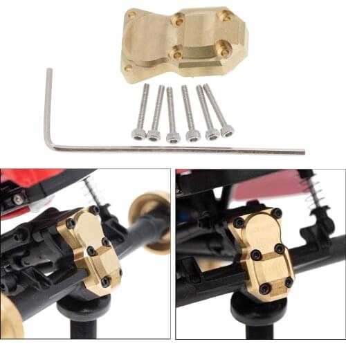 Brass Diff Cover for Axial SCX24 AXI00001 AXI90081 RC Cars Upgrade Accessory