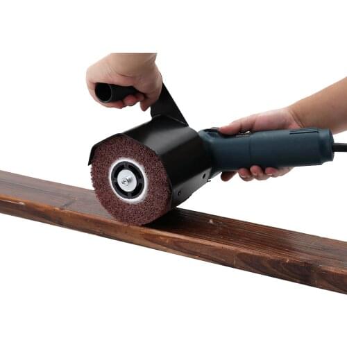 Multifunctional Electric Angle Grinder Burnishing Polishing Machine Attachment Accessories Metal Steel Wood Sander Suit M10/M14