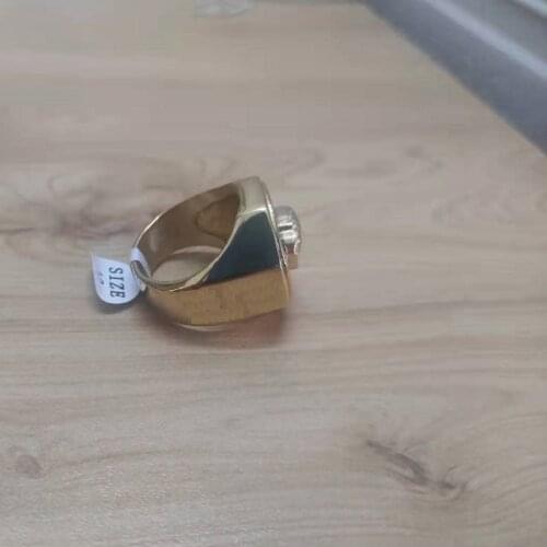 Male Hip Hop Gorgon Monster 316L Stainless Steel Ring Horror Viper Medusa Ring