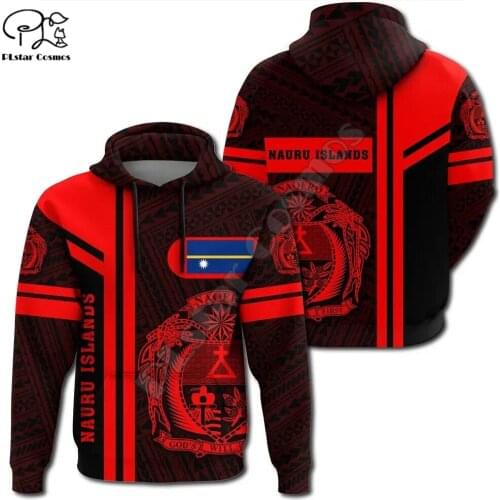 NewFashion Nauru Micronesia Island Country Flag Tribal Culture Retro Pullover 3DPrint Men/Women Autumn Colorful Funny Hoodies A2