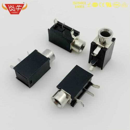 PJ316 3.5mm 3PIN DIP STERRO AUDIO SOCKET HEADPHONE CONNECTOR HEADPHONE SOCKET TWO CHANNEL PC PJ-316