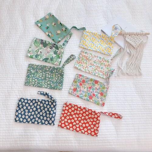 Women Fashion Portable Flower Cosmetic Bag Korean Travel Makeup Toiletry Female Zipper Beauty Case Storage Organizer Pouch