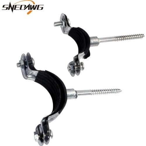 2pcs Water Pipe Clamp D20/25/32/40/50/63/75/90/110 Metal Water Pipe Clamps Drain Pipe Clip