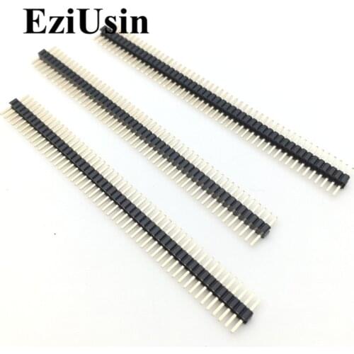 1.0mm 1.0 Single Double Row male 1*50p 1x50p Breakaway PCB Board Pin Header socket Connector Pinheader Plastic height 1.0 SMT